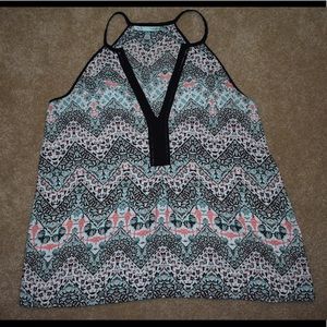 Maurice’s floral chiffon cami